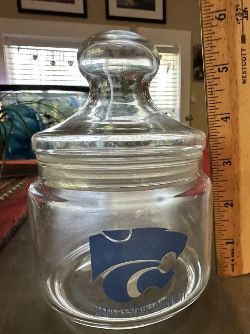 Perfect Condition! Kansas State University 16 oz Canister
